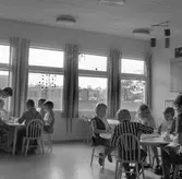 Lunch på daghemmet Sidensvansen, oktober 1967