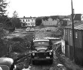 Vy från Linnégatan mot Hamngatan i Linköping