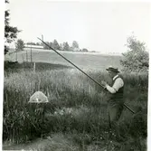 Björksta sn, Frögärde. 
Kräftfiske, 1937.