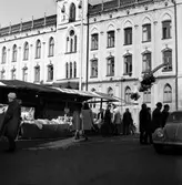 Försäljning av marknadsgodis och ballonger på Hindersmässan, 1960-tal
