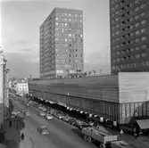 Drottninggatan norrut vid Krämaren, 1960-tal