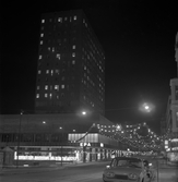 Drottninggatans julbelysning vid Krämaren, 1960-tal
