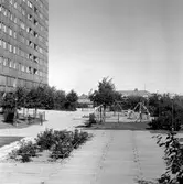 Lekplats på Krämarens takterass, 1960-tal