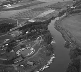 Motorbåtshamnen i Linköping efter 1957 års uppmuddringsarbeten.