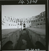2791/1 Tunisien allmänt. Ruiner av amfiteater, El Djem.