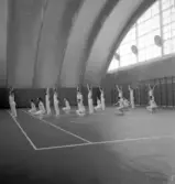 Gymnastikuppvisning.