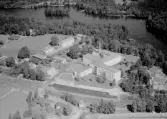 Flygfoto över Avesta lasarett.