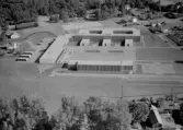 Flygfoto över Borlänge.