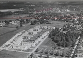 Flygfoto över Avesta år 1950.