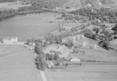 Flygfoto över Avesta år 1950.