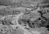 Flygfoto över Bjursås.
