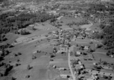 Flygfoto över Bodarna, Bjursås.