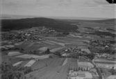 Flygfoto över Almo, Siljansnäs.
