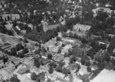 Flygfoto över Falun år 1953.