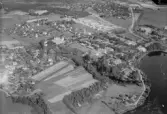 Flygfoto över Domnarvet Borlänge, år 1947-1949.