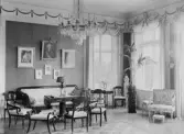 Grosshandlare Erik Kronbergs sommarbostad, Engeltofta, Norrlandet. Interiör.