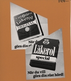 Orginal och Special. Urklipp reklambilder 1884.