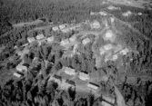 Flygfoto över Gruvgården.