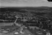 Flygfoto över Leksand.