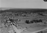 Flygfoto över Skattungbyn.