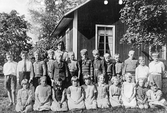 Skolklass vid Yxta i Hovsta, 1939 ca
