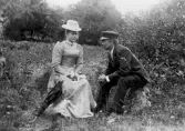 Par i Yxtabacken i Hovsta, ca 1900