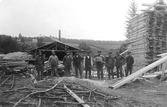 Sågverksarbetare i Tjusebotorp i Hovsta, 1905-1915