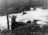 Översvämning i Hammarby i Nora, 1977