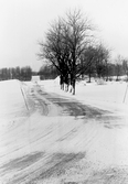 Väg mot väster vid Irvingsholm i Tysslinge, 1970-tal