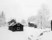 Gården Fjärdeln i Yxta i Hovsta insnöad, 1985