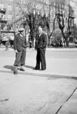 Män på Järntorget i Örebro, 1930-tal