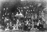 Skolklass på Hovsta kyrkskola, ca 1900