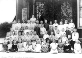 Skolklass på Hovsta kyrkskola, ca 1920