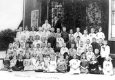 Skolklass på Hovsta kyrkskola, ca 1920