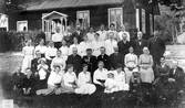 Grupp vid Yxta missionshus i Hovsta, ca 1915