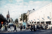 Torgdag på Stortoget i Örebro, 1960-tal