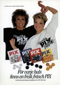 PIX PEOPLE. Lill-Babs och Kristin Kaspersen juni 1986.