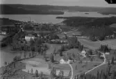 Flygfoto över herrgården, Garpenberg.