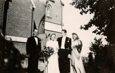 Bröllop mellan Rosa Krantz (1912 - 1994) och Bror 