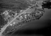Flygfoto över Landforsen, Håksberg.