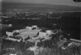 Flygfoto över Kungl. Dalregementet, Falun.