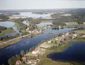 Flygfoto över Torsång.