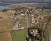 Flygfoto över Fors.