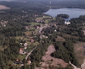 Flygfoto över Garpenberg.