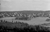 Flygfoto över Grängesberg.