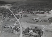 Flygfoto över Fors, år 1950.