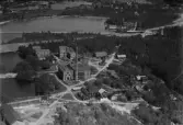 Flygfoto över Grängesberg år 1935.
