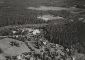 Flygfoto över Grängesberg.