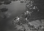 Flygfoto över Grängesberg år 1951.