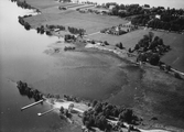 Flygfoto över Grangärde.